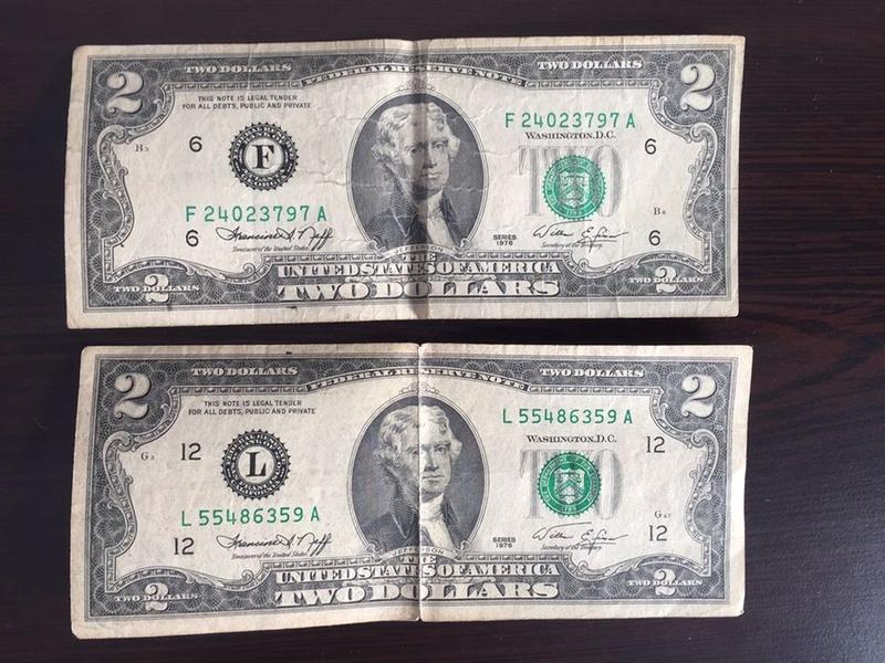 2 доллара 1976 года